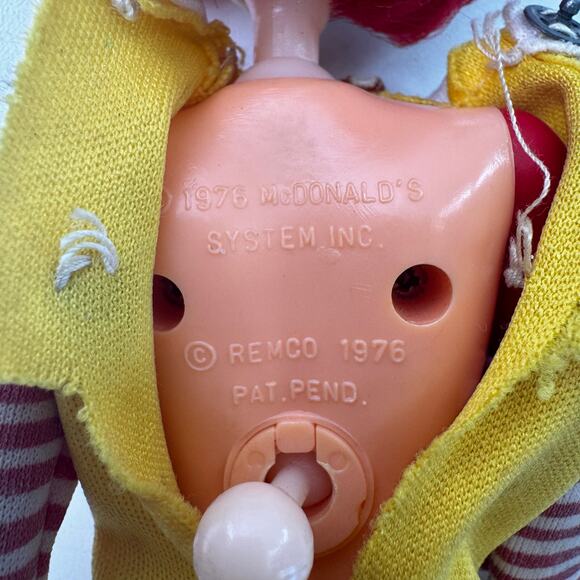Vtg 1976 Remco McDonald's McDonaldland Figured Big Mac (no clothing) & Ronald - Picture 7 of 9